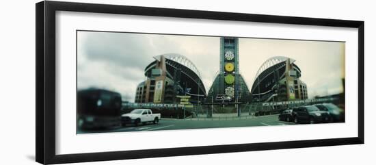 Facade of a Stadium, Qwest Field, Seattle, Washington State, USA-null-Framed Premium Photographic Print