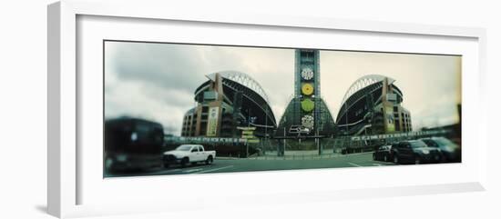 Facade of a Stadium, Qwest Field, Seattle, Washington State, USA-null-Framed Photographic Print