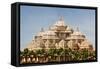 Facade of a Temple, Akshardham, Delhi, India-jackmicro-Framed Stretched Canvas