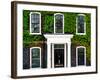 Facade of an English House with Ivy Leaves - Mallinson House in St Albans - London - UK-Philippe Hugonnard-Framed Photographic Print