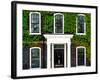 Facade of an English House with Ivy Leaves - Mallinson House in St Albans - London - UK-Philippe Hugonnard-Framed Photographic Print