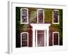 Facade of an English House with Ivy Leaves - Mallinson House in St Albans - London - UK-Philippe Hugonnard-Framed Photographic Print