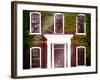 Facade of an English House with Ivy Leaves - Mallinson House in St Albans - London - UK-Philippe Hugonnard-Framed Photographic Print