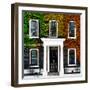 Facade of an English House with Ivy Leaves - Mallinson House in St Albans - London - UK-Philippe Hugonnard-Framed Photographic Print