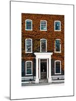 Facade of an English House with Ivy Leaves - Mallinson House in St Albans - London - UK-Philippe Hugonnard-Mounted Art Print