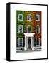 Facade of an English House with Ivy Leaves - Mallinson House in St Albans - London - UK-Philippe Hugonnard-Framed Stretched Canvas