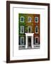 Facade of an English House with Ivy Leaves - Mallinson House in St Albans - London - UK-Philippe Hugonnard-Framed Art Print