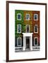 Facade of an English House with Ivy Leaves - Mallinson House in St Albans - London - UK-Philippe Hugonnard-Framed Art Print