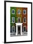 Facade of an English House with Ivy Leaves - Mallinson House in St Albans - London - UK-Philippe Hugonnard-Framed Art Print