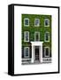 Facade of an English House with Ivy Leaves - Mallinson House in St Albans - London - UK-Philippe Hugonnard-Framed Stretched Canvas