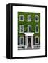 Facade of an English House with Ivy Leaves - Mallinson House in St Albans - London - UK-Philippe Hugonnard-Framed Stretched Canvas