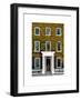 Facade of an English House with Ivy Leaves - Mallinson House in St Albans - London - UK-Philippe Hugonnard-Framed Art Print