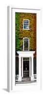 Facade of an English House with Ivy Leaves - Mallinson House in St Albans - UK - Door Poster-Philippe Hugonnard-Framed Photographic Print