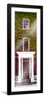 Facade of an English House with Ivy Leaves - Mallinson House in St Albans - UK - Door Poster-Philippe Hugonnard-Framed Photographic Print