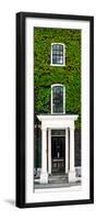 Facade of an English House with Ivy Leaves - Mallinson House in St Albans - UK - Door Poster-Philippe Hugonnard-Framed Premium Photographic Print