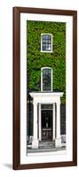 Facade of an English House with Ivy Leaves - Mallinson House in St Albans - UK - Door Poster-Philippe Hugonnard-Framed Photographic Print
