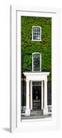 Facade of an English House with Ivy Leaves - Mallinson House in St Albans - UK - Door Poster-Philippe Hugonnard-Framed Photographic Print