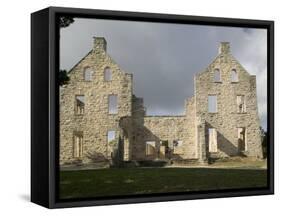 Facade of an Old Building, Ha-Ha-Tonka Castle, Ha-Ha-Tonka State Park, Camdenton, Missouri, USA-null-Framed Stretched Canvas