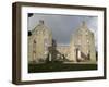 Facade of an Old Building, Ha-Ha-Tonka Castle, Ha-Ha-Tonka State Park, Camdenton, Missouri, USA-null-Framed Photographic Print