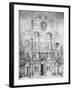 Facade of Basilica of Saint Mary of Flower in Florence, Design by Arnolfo Di Cambio-null-Framed Giclee Print