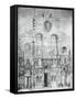 Facade of Basilica of Saint Mary of Flower in Florence, Design by Arnolfo Di Cambio-null-Framed Stretched Canvas