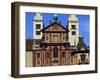 Facade of Basilica of St. George, Prague Castle, Bohemia, Czech Republic-null-Framed Giclee Print