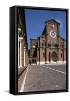 Facade of Basilica of St Theresa of Child Jesus, Anzio, Lazio, Italy-null-Framed Stretched Canvas