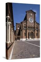 Facade of Basilica of St Theresa of Child Jesus, Anzio, Lazio, Italy-null-Stretched Canvas