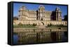 Facade of Bowes Museum-Jules Pellechet-Framed Stretched Canvas