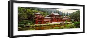Facade of Byodo-In Temple, Valley of the Temples, Oahu, Hawaii, USA-null-Framed Photographic Print