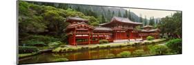 Facade of Byodo-In Temple, Valley of the Temples, Oahu, Hawaii, USA-null-Mounted Photographic Print
