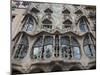 Facade of Casa Batllo by Gaudi, UNESCO World Heritage Site, Passeig de Gracia, Barcelona, Spain-Nico Tondini-Mounted Photographic Print