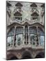 Facade of Casa Batllo by Gaudi, UNESCO World Heritage Site, Passeig de Gracia, Barcelona, Spain-Nico Tondini-Mounted Photographic Print