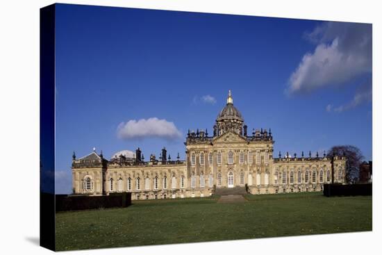 Facade of Castle Howard-John Vanbrugh-Stretched Canvas