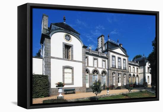 Facade of Castle of Montmarin-null-Framed Stretched Canvas