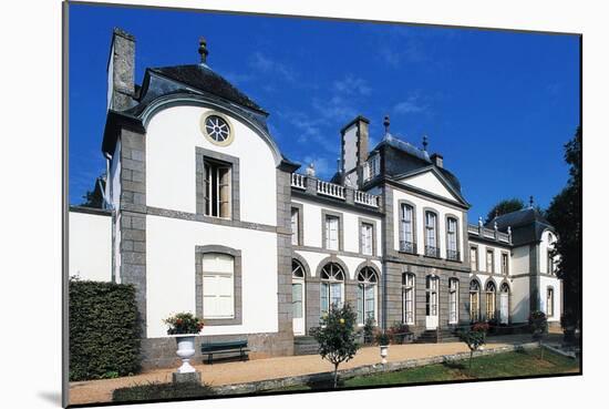 Facade of Castle of Montmarin-null-Mounted Giclee Print
