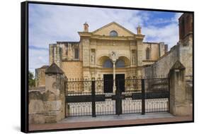 Facade of Catedral Primada De America-Massimo Borchi-Framed Stretched Canvas