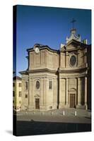 Facade of Cathedral of John the Baptist and Saint Remigio-null-Stretched Canvas