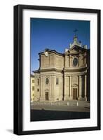 Facade of Cathedral of John the Baptist and Saint Remigio-null-Framed Giclee Print