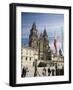 Facade of Cathedral Seen from Praza Do Obradoiro, Santiago De Compostela, Galicia-Nick Servian-Framed Photographic Print