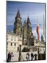 Facade of Cathedral Seen from Praza Do Obradoiro, Santiago De Compostela, Galicia-Nick Servian-Mounted Photographic Print
