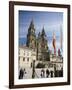 Facade of Cathedral Seen from Praza Do Obradoiro, Santiago De Compostela, Galicia-Nick Servian-Framed Photographic Print