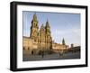 Facade of Cathedral Seen from Praza Do Obradoiro, Santiago De Compostela, Galicia-Nick Servian-Framed Photographic Print