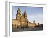 Facade of Cathedral Seen from Praza Do Obradoiro, Santiago De Compostela, Galicia-Nick Servian-Framed Photographic Print