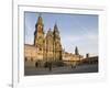 Facade of Cathedral Seen from Praza Do Obradoiro, Santiago De Compostela, Galicia-Nick Servian-Framed Photographic Print