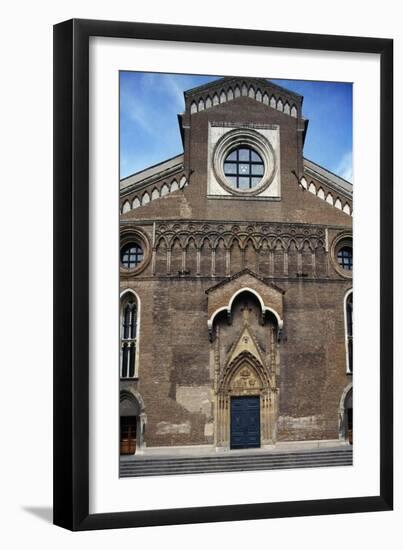 Facade of Cathedral with Door of Redemption-null-Framed Giclee Print