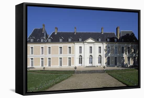 Facade of Chateau De Brou-null-Framed Stretched Canvas