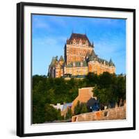 Facade of Chateau Frontenac in Lower Town, Quebec City, Quebec, Canada-null-Framed Photographic Print