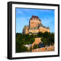 Facade of Chateau Frontenac in Lower Town, Quebec City, Quebec, Canada-null-Framed Photographic Print