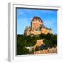 Facade of Chateau Frontenac in Lower Town, Quebec City, Quebec, Canada-null-Framed Photographic Print